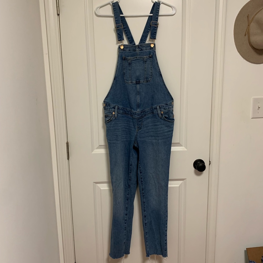 Ingrid and Isabel // maternity overalls